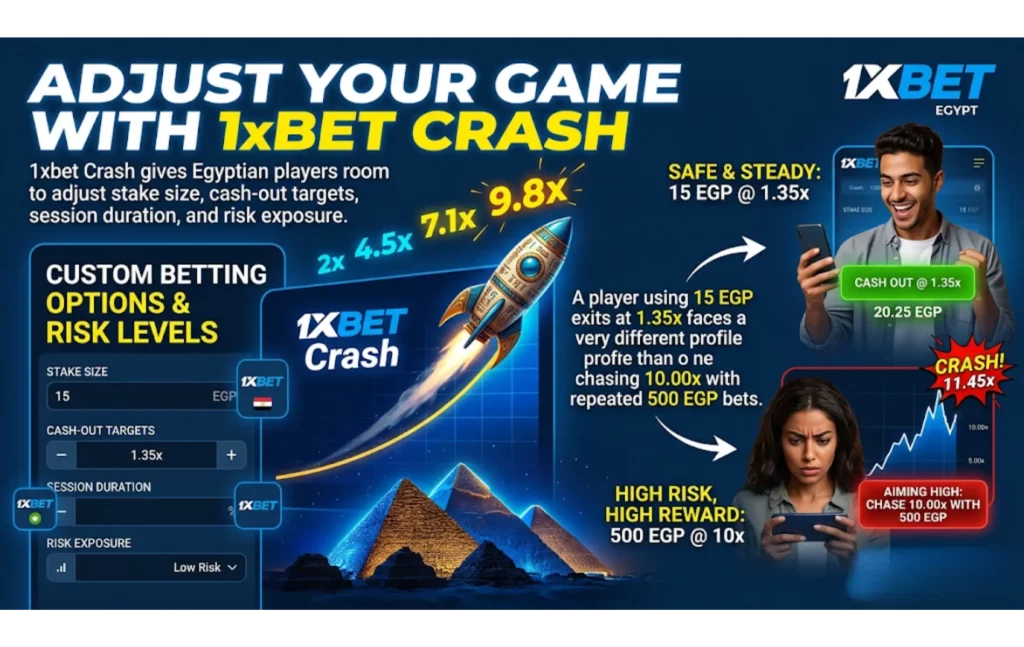 Custom Betting Options and Risk Levels in Crash Games