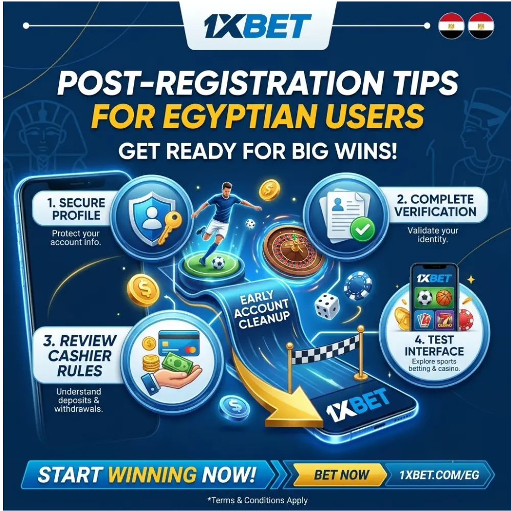 Post-Registration Tips for Egyptian Users