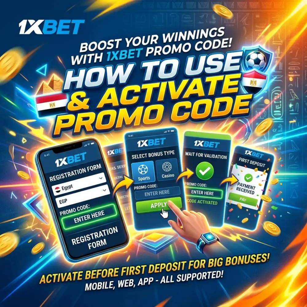 How to Use and Activate Promo Code on 1xBet